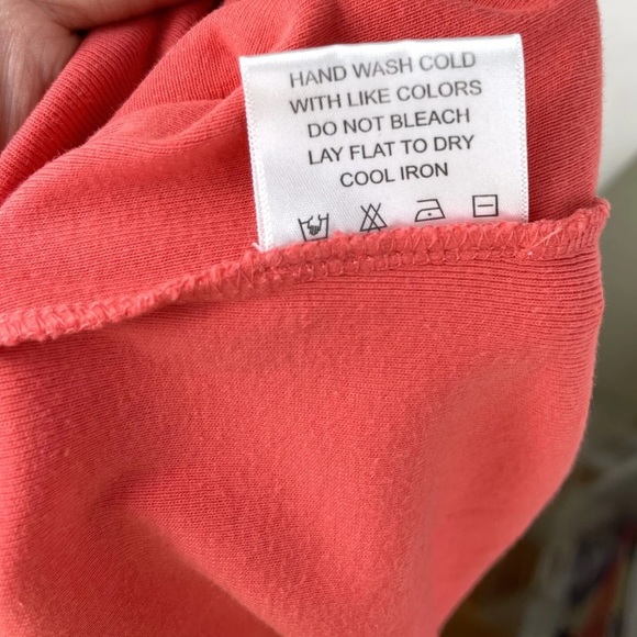 Tory Burch women collar button up T Shirt Top size XS Coral Color - Picture 8 of 8